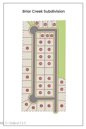 $39,000 | Lot 32 Briar Creek Circle, Laurel, MS 39440
