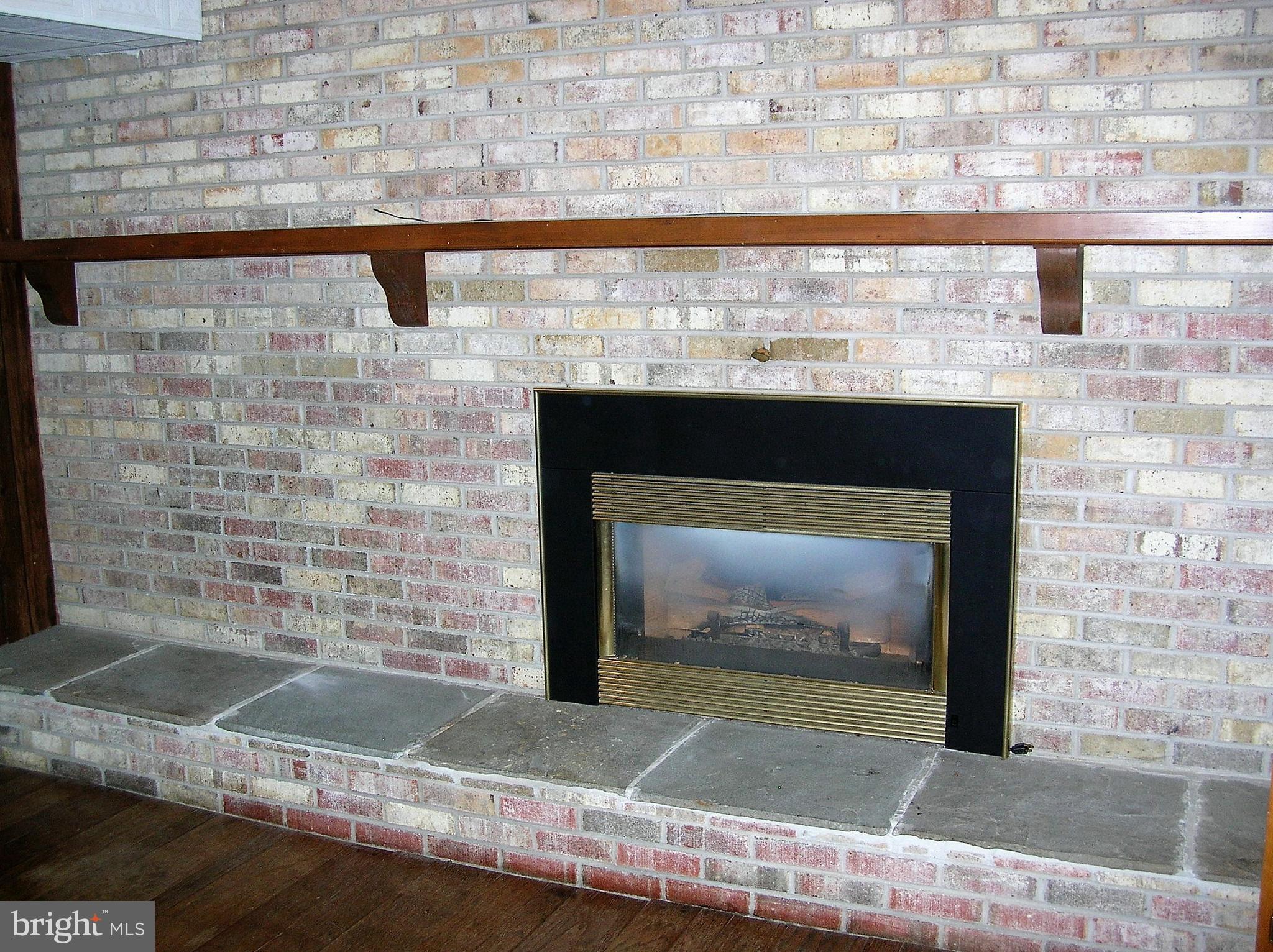 4215 Spring View Court Jefferson, MD 21755 - Photo 15 of 23 Wall to wall brick fireplace w/gas insert