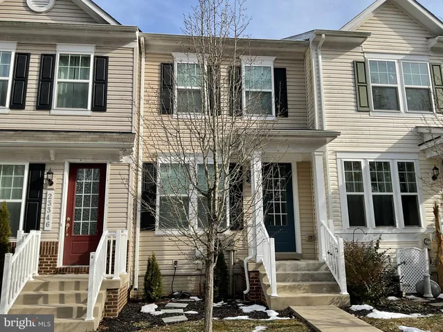 front view of a house with a door