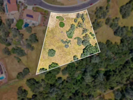a bird view of garden