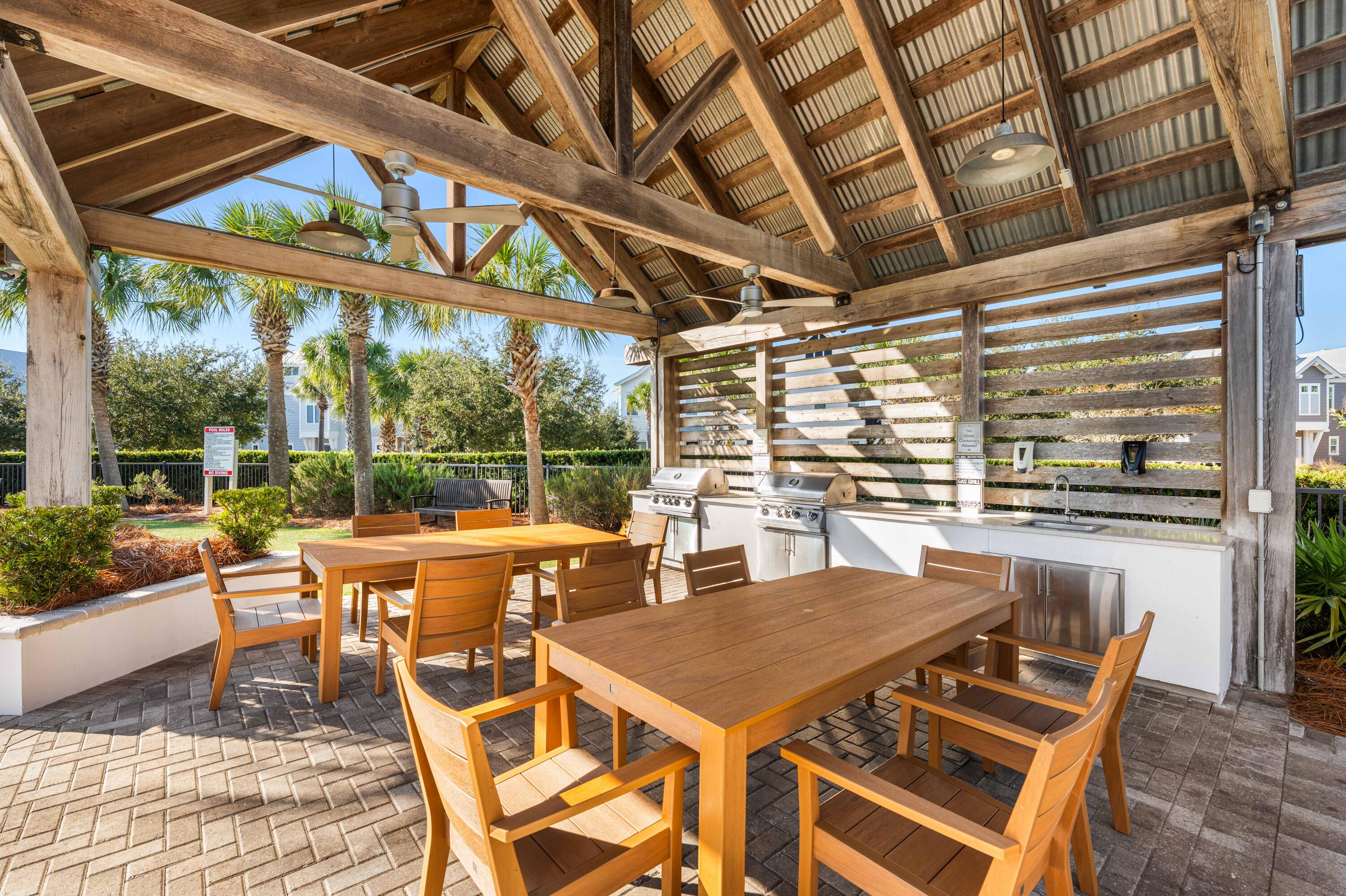 105 York Lane, Unit B Inlet Beach, FL 32461 - Photo 38 of 39 BBQ Area