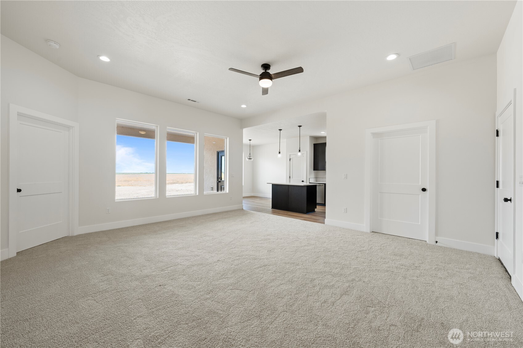 1111 E Mount Othello, WA 99344 - Photo 14 of 34 a view of empty room with a ceiling fan and window