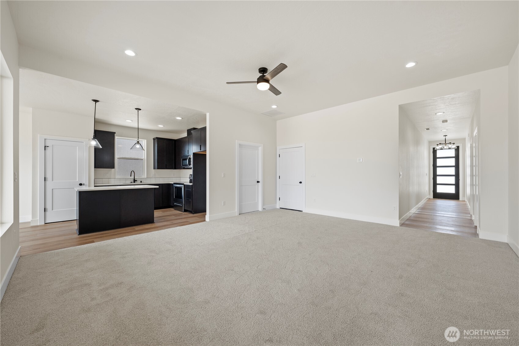 1111 E Mount Othello, WA 99344 - Photo 15 of 34 a view of large kitchen with a sink and a refrigerator