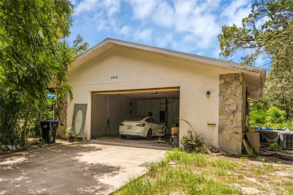 a view of a house with patio