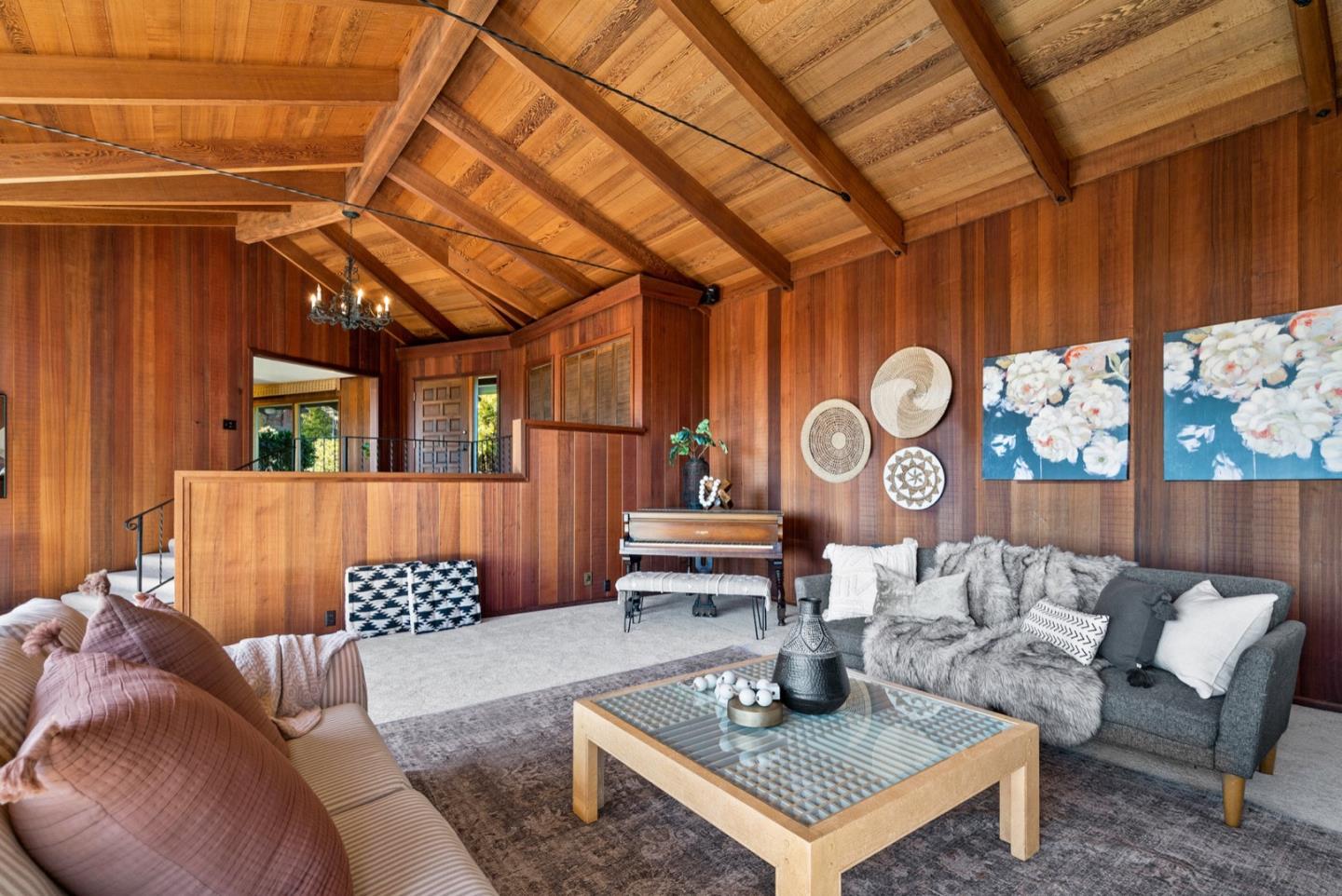 390 Rancho Soquel Drive Soquel, CA 95073 - Photo 12 of 97 a living room with furniture and a clock