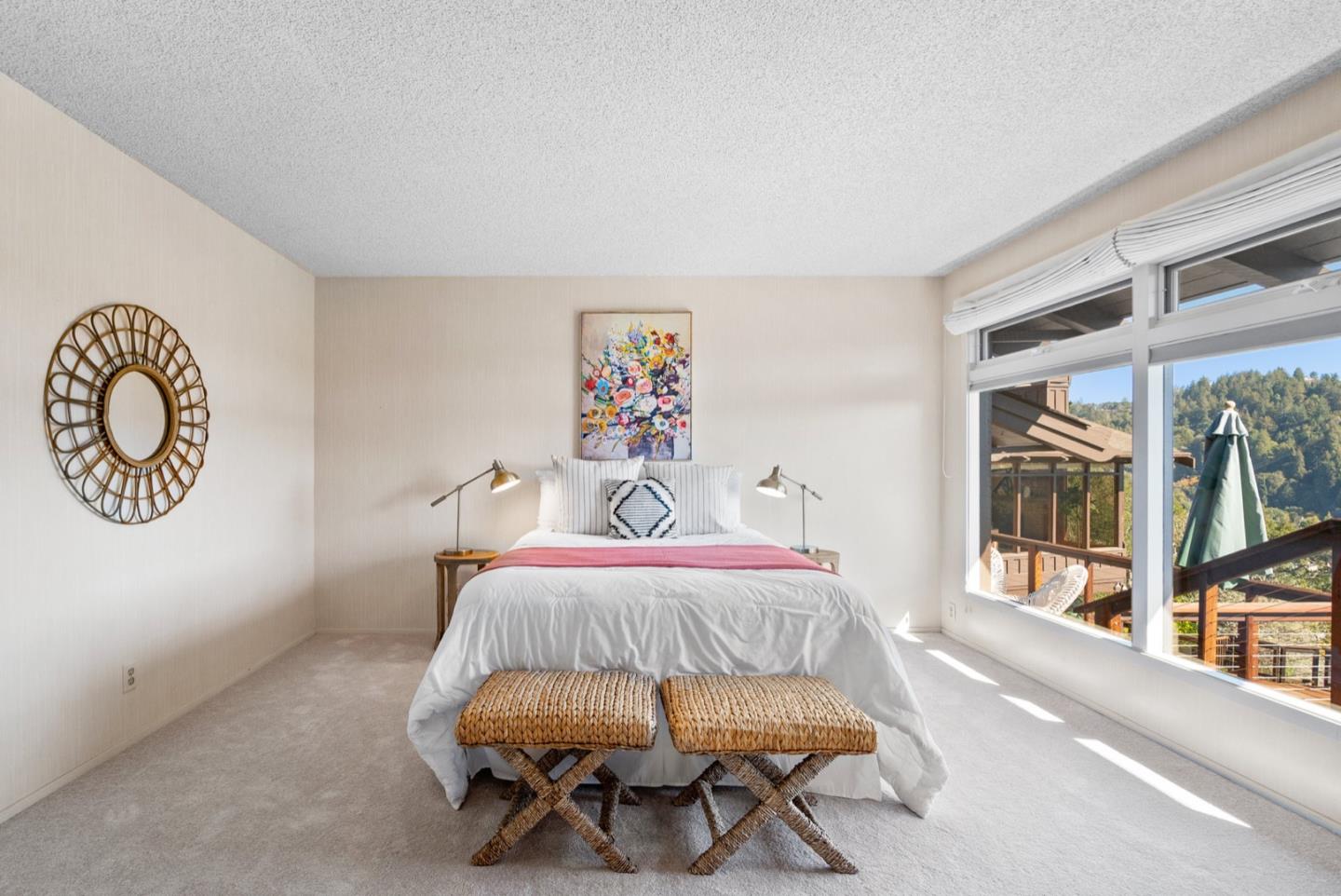 390 Rancho Soquel Drive Soquel, CA 95073 - Photo 61 of 97 a bedroom with a bed and a window