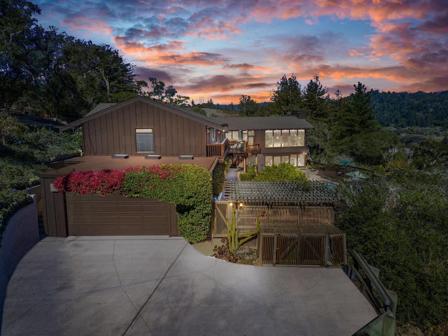 390 Rancho Soquel Drive Soquel, CA 95073 - Photo 78 of 97 a front view of house with yard and trees in the background