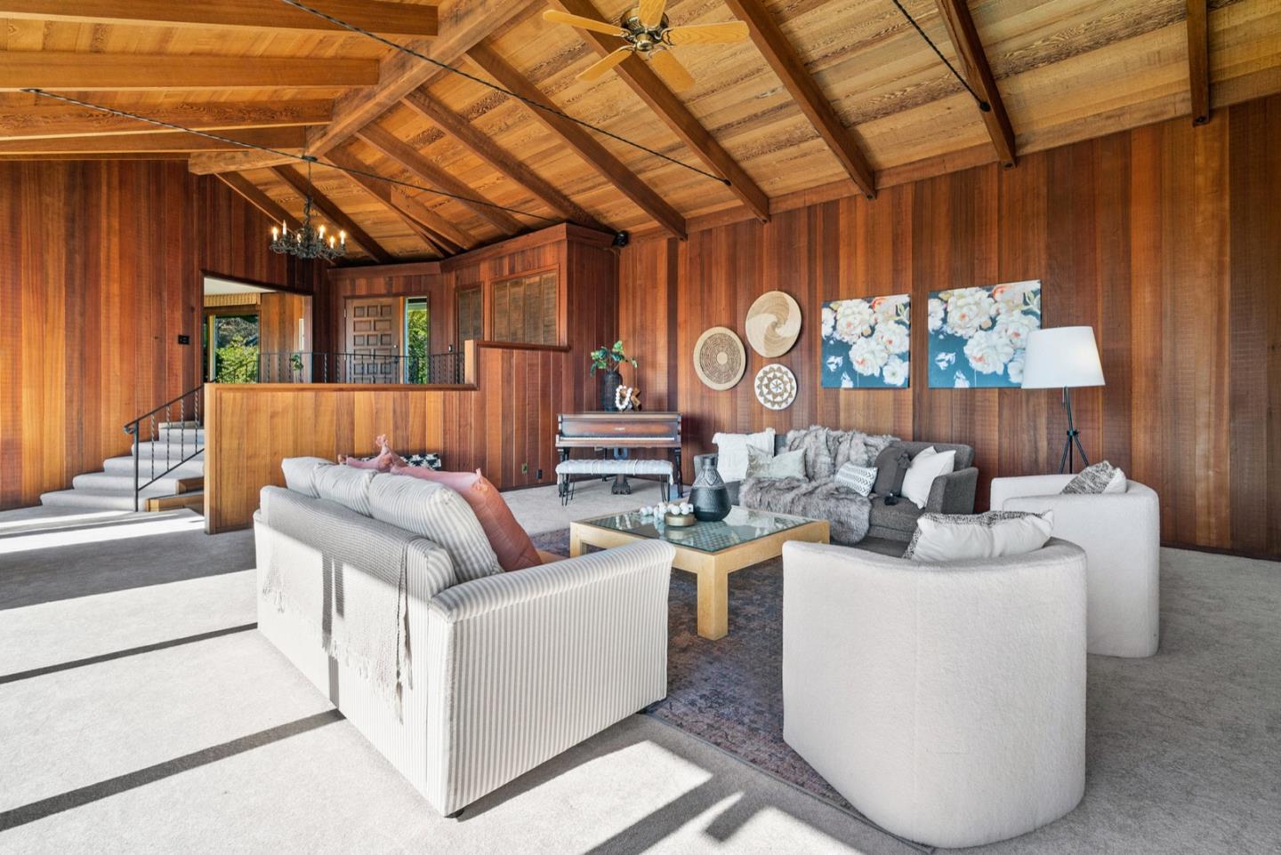 390 Rancho Soquel Drive Soquel, CA 95073 - Photo 9 of 97 a living room with furniture and a large window