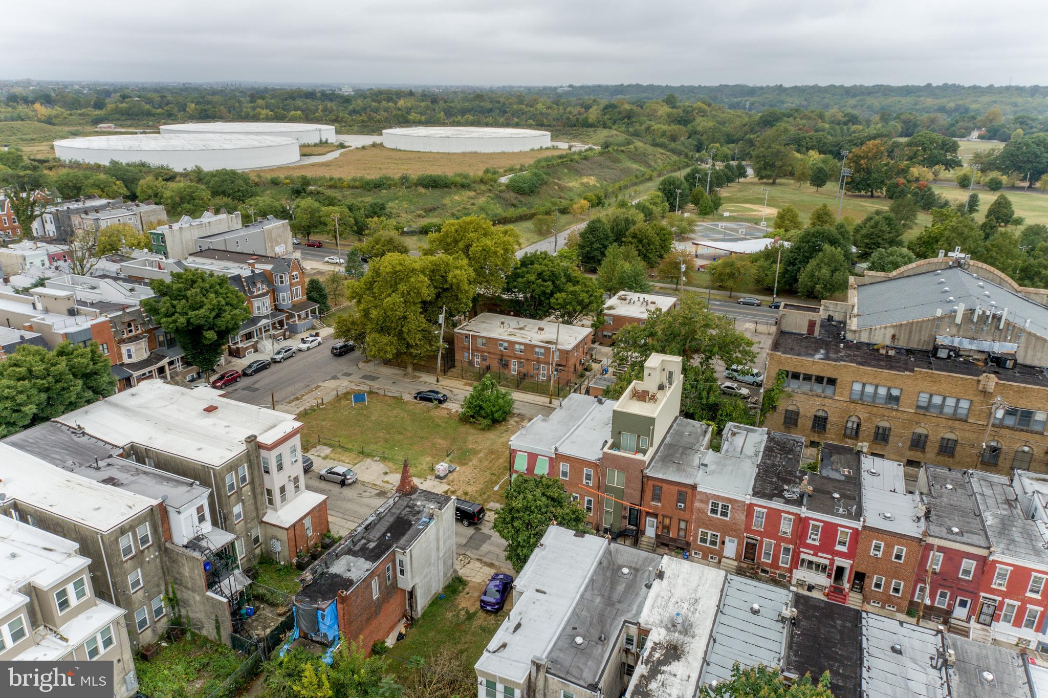 2116 North Natrona Street Philadelphia, PA 19121 - Photo 48 of 53 an aerial view of residential houses with outdoor space and ocean view