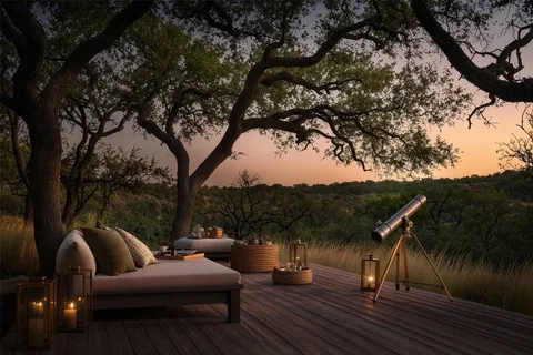 a view of couches in the roof deck