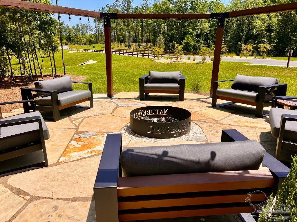 Lot 9 Creekdown Lane Jay, FL 32565 - Photo 26 of 43 a outdoor living space with furniture and garden view