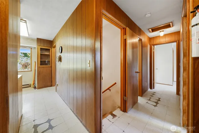 a balcony view with a glass door shower