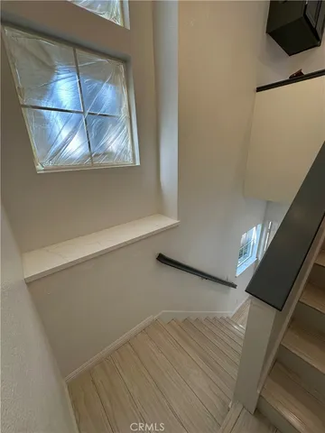 a view of a walk in closet