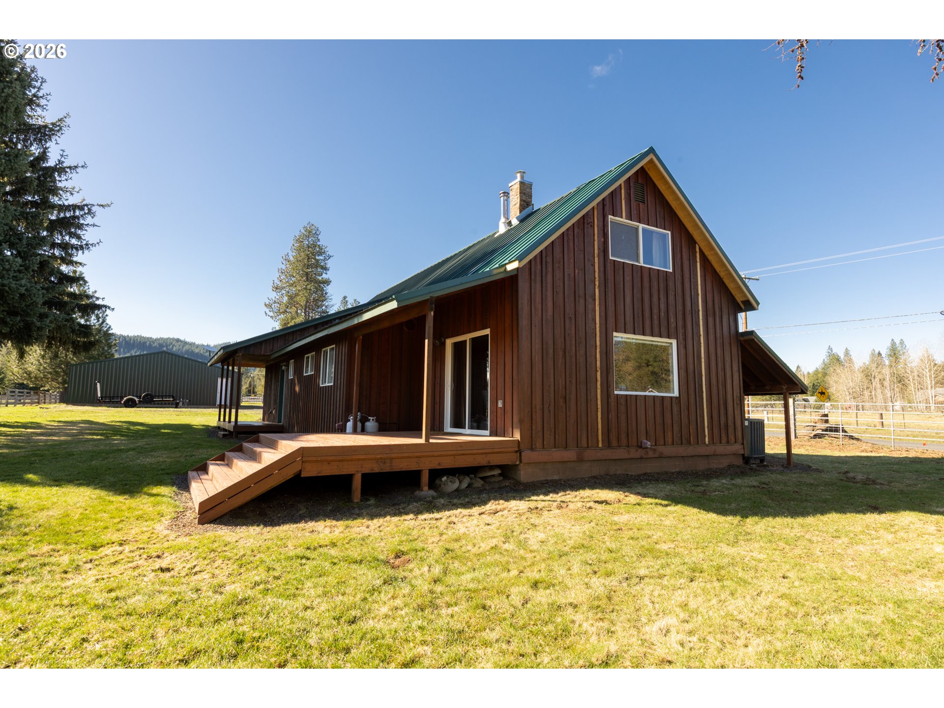 56 Jennings Road Trout Lake, WA 98650 - Photo 41 of 42 a front view of house with yard