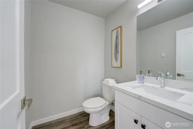 wooden floor and dining room with furniture