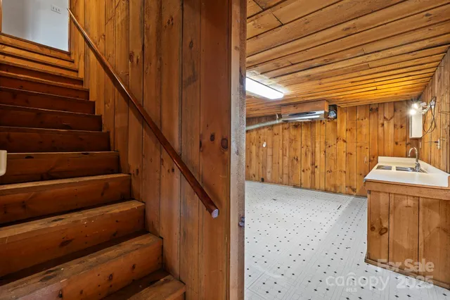 a view of storage and utility room