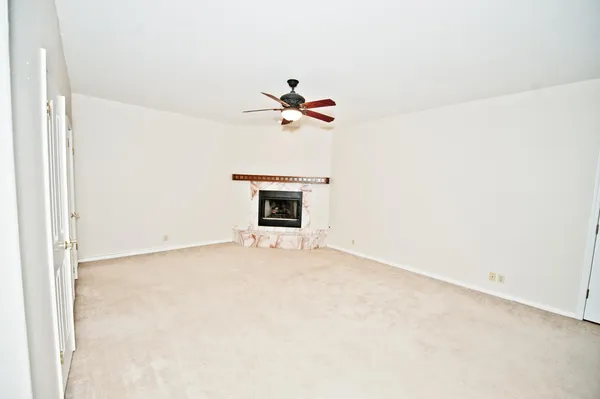 a view of a kitchen with a sink