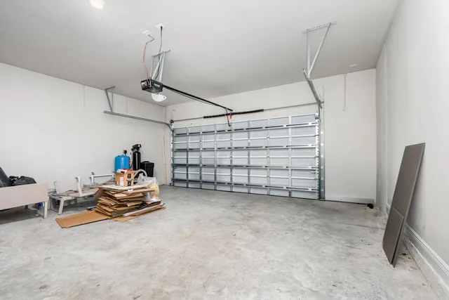 a view of a room with storage