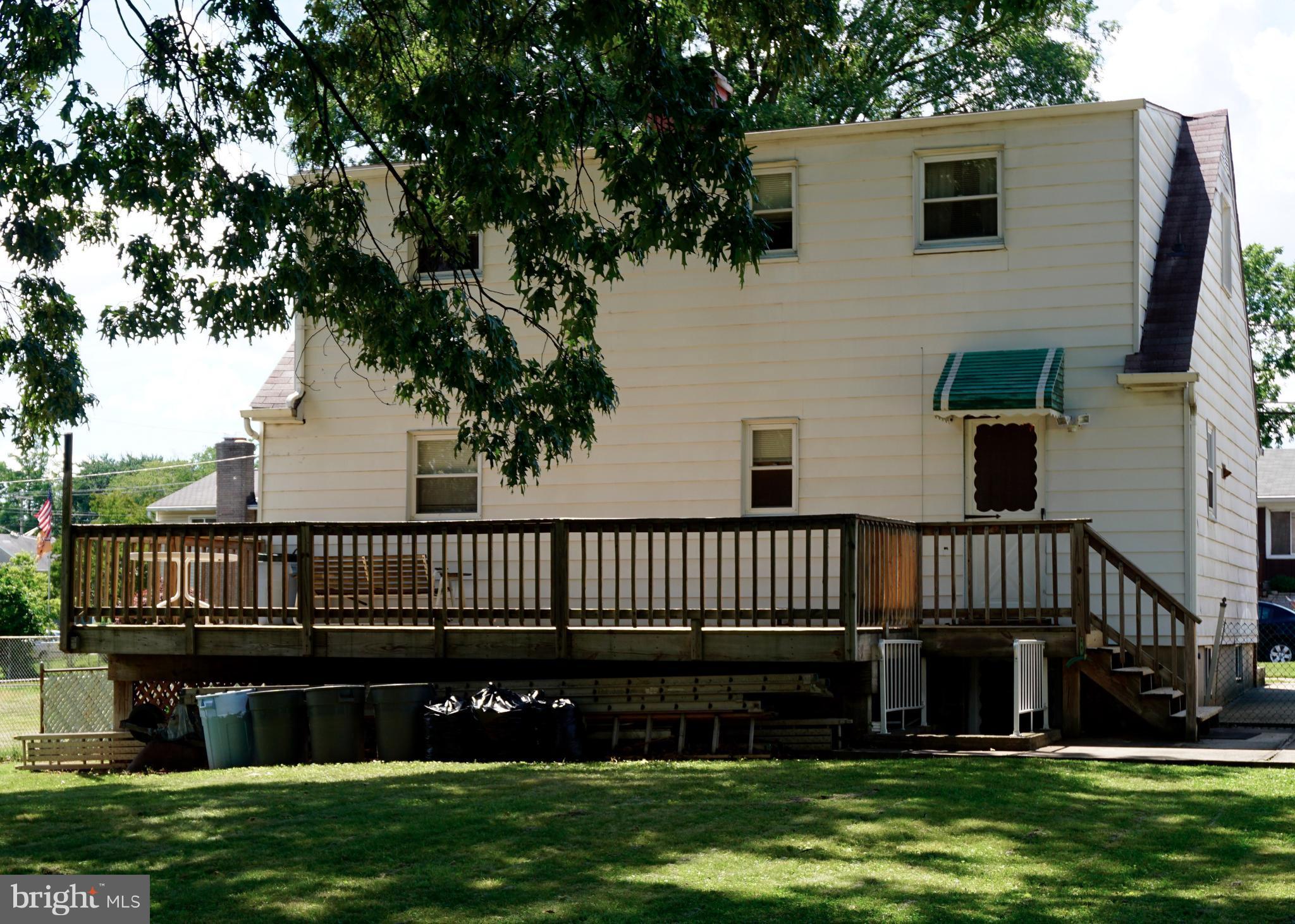 503 George Avenue Baltimore, MD 21221 - Photo 23 of 28 Back of home & Large Deck