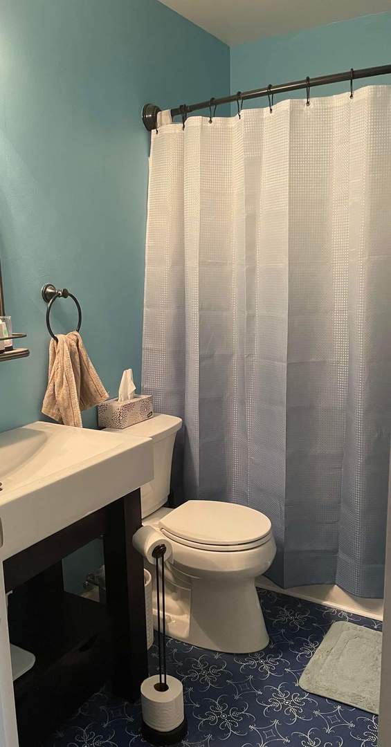 25113 Faraday Road Manhattan, IL 60442 - Photo 5 of 6 a bathroom with a sink a toilet and a mirror