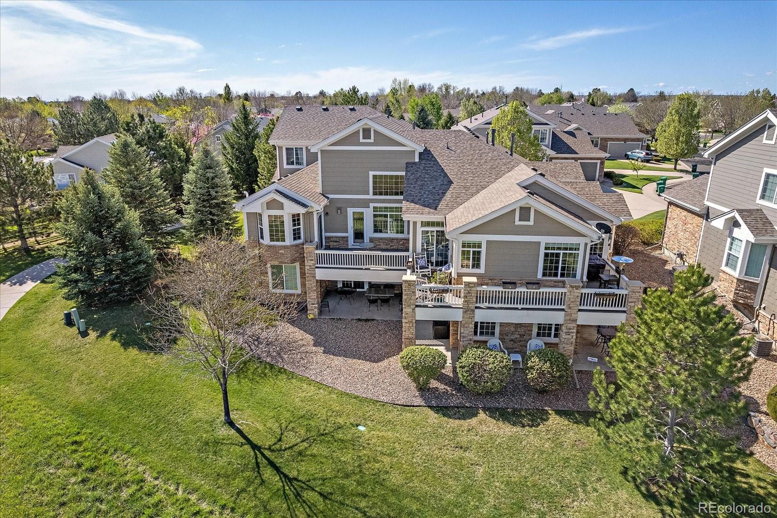 13721 Plaster Point, Unit 102 Broomfield, CO 80023 - Photo 33 of 35 an aerial view of a house