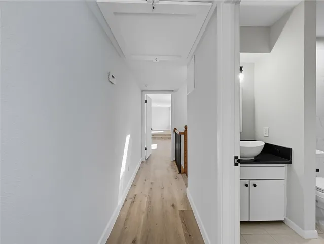 a view of a walk in closet