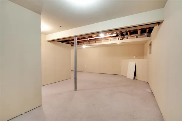 a close view of utility room