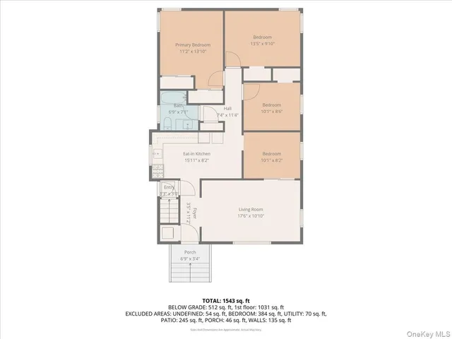 a picture of a floor plan