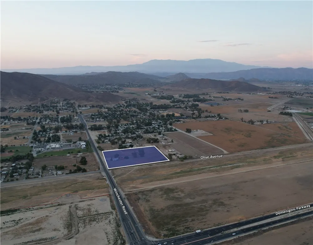 28920 Winchester Road Winchester, CA 92596 - Photo 4 of 4 an aerial view of residential houses and outdoor space