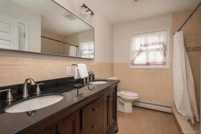 a bathroom with a sink and a toilet
