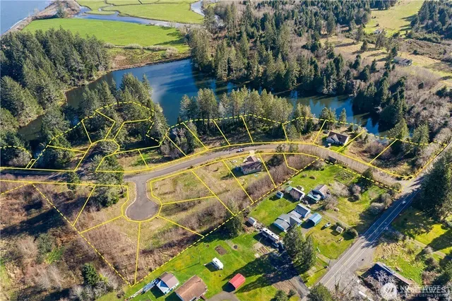 a view of yard with swimming pool