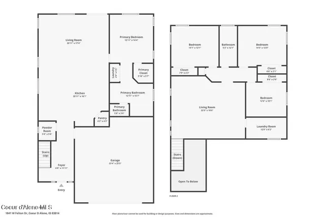 $1,025,000 | 1841 West Felton Drive, Coeur D'Alene, ID 83814