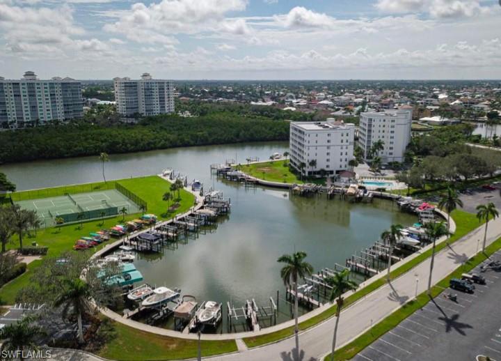 3 Bluebill Avenue, Unit 609 Naples, FL 34108 - Photo 3 of 15 Drone / aerial view with a water view
