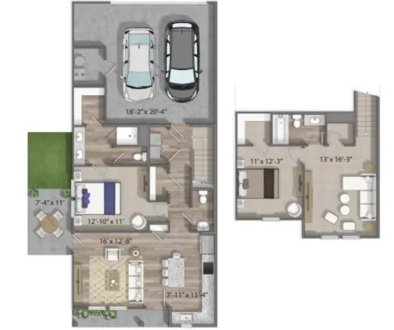 a picture of a bathroom with mirror gate