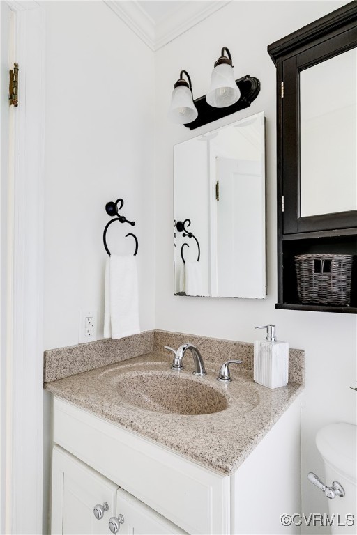 8941 Elm Road Richmond, VA 23235 - Photo 16 of 35 a bathroom with a granite countertop sink and a mirror