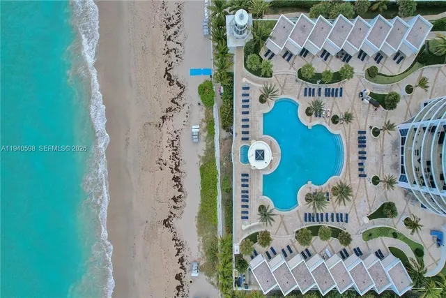 a bird view of a house