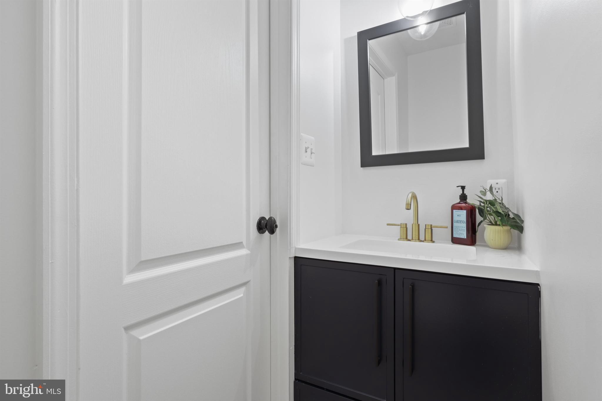 438 Ethan Allen Avenue Takoma Park, MD 20912 - Photo 25 of 47 a bathroom with a sink and a mirror