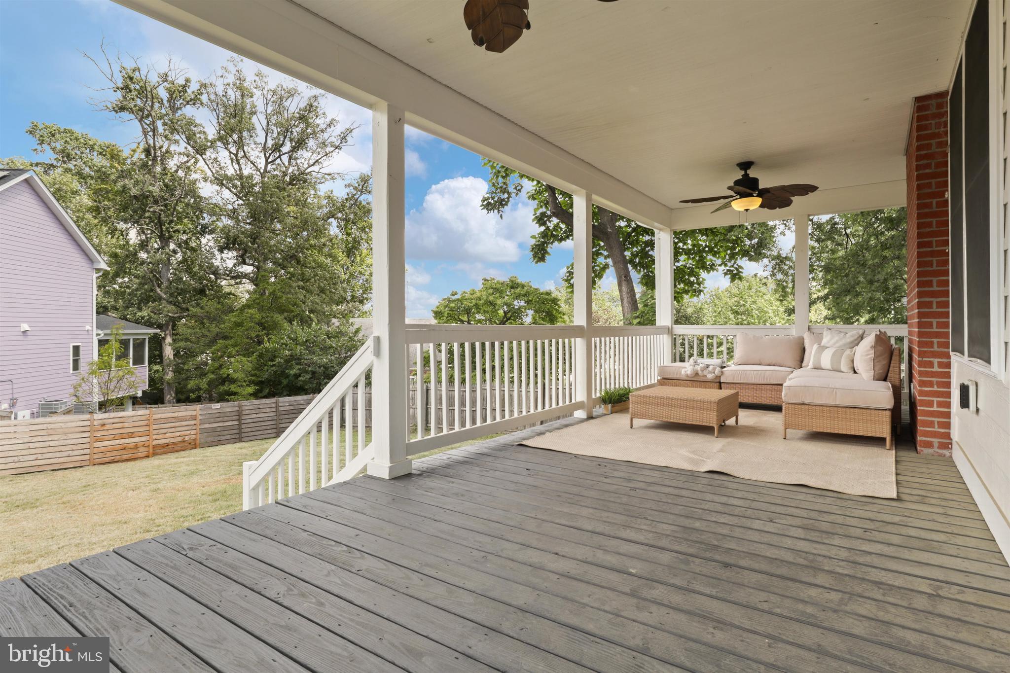 438 Ethan Allen Avenue Takoma Park, MD 20912 - Photo 32 of 47 a view of a porch with wooden floor