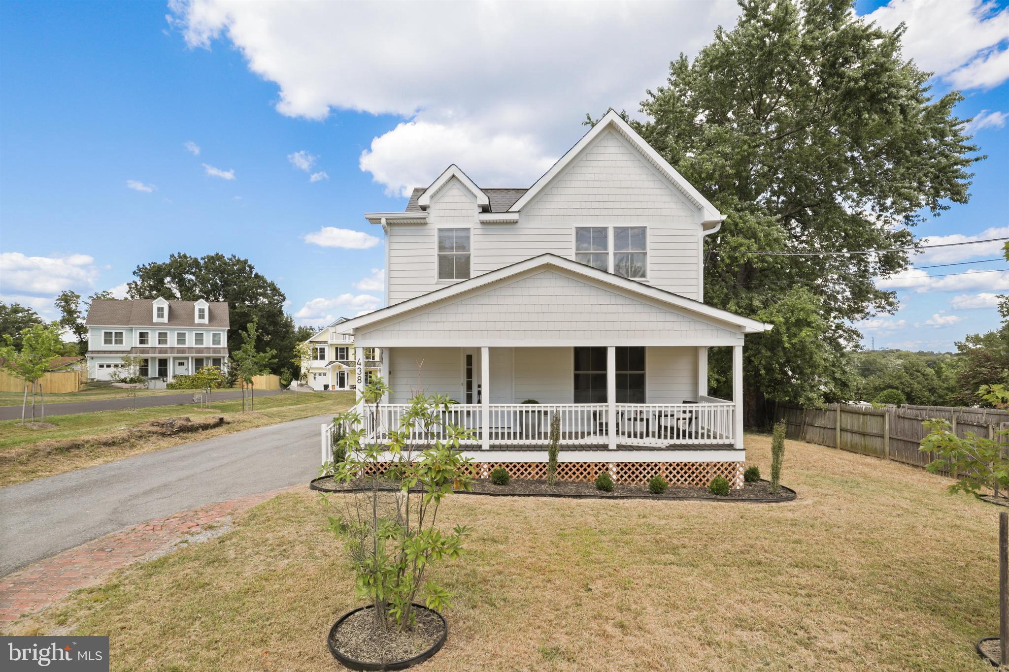 438 Ethan Allen Avenue Takoma Park, MD 20912 - Photo 41 of 47 a front view of a house with swimming pool and porch