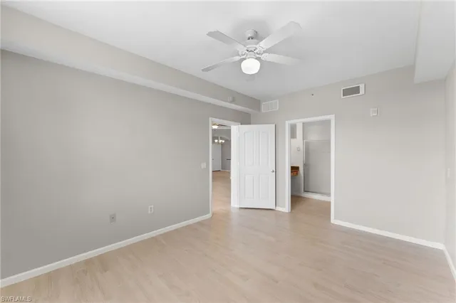 a view of an empty room