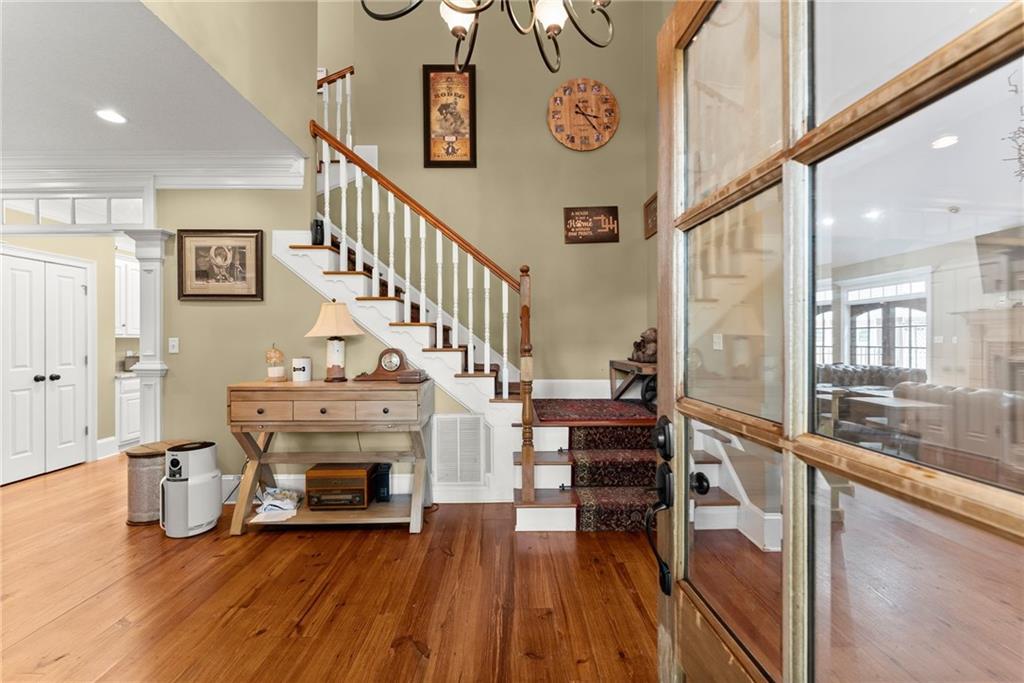 2832 B B Wilson Road Commerce, GA 30529 - Photo 39 of 96 a view of entryway and hall with wooden floor