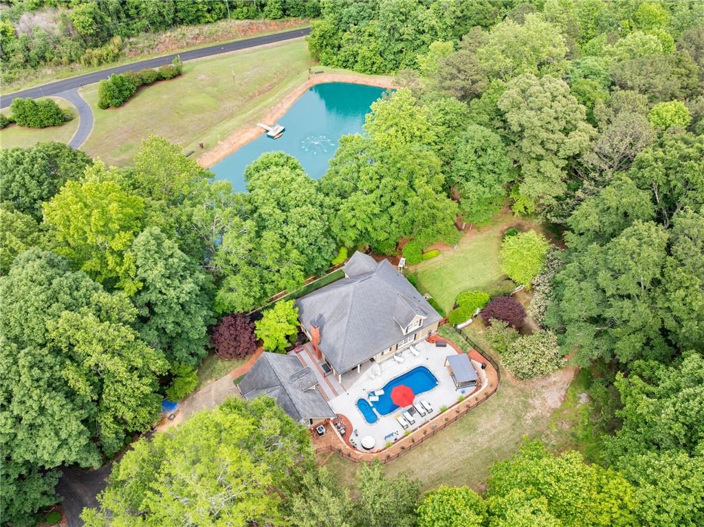 2832 B B Wilson Road Commerce, GA 30529 - Photo 95 of 96 an aerial view of a house with a yard