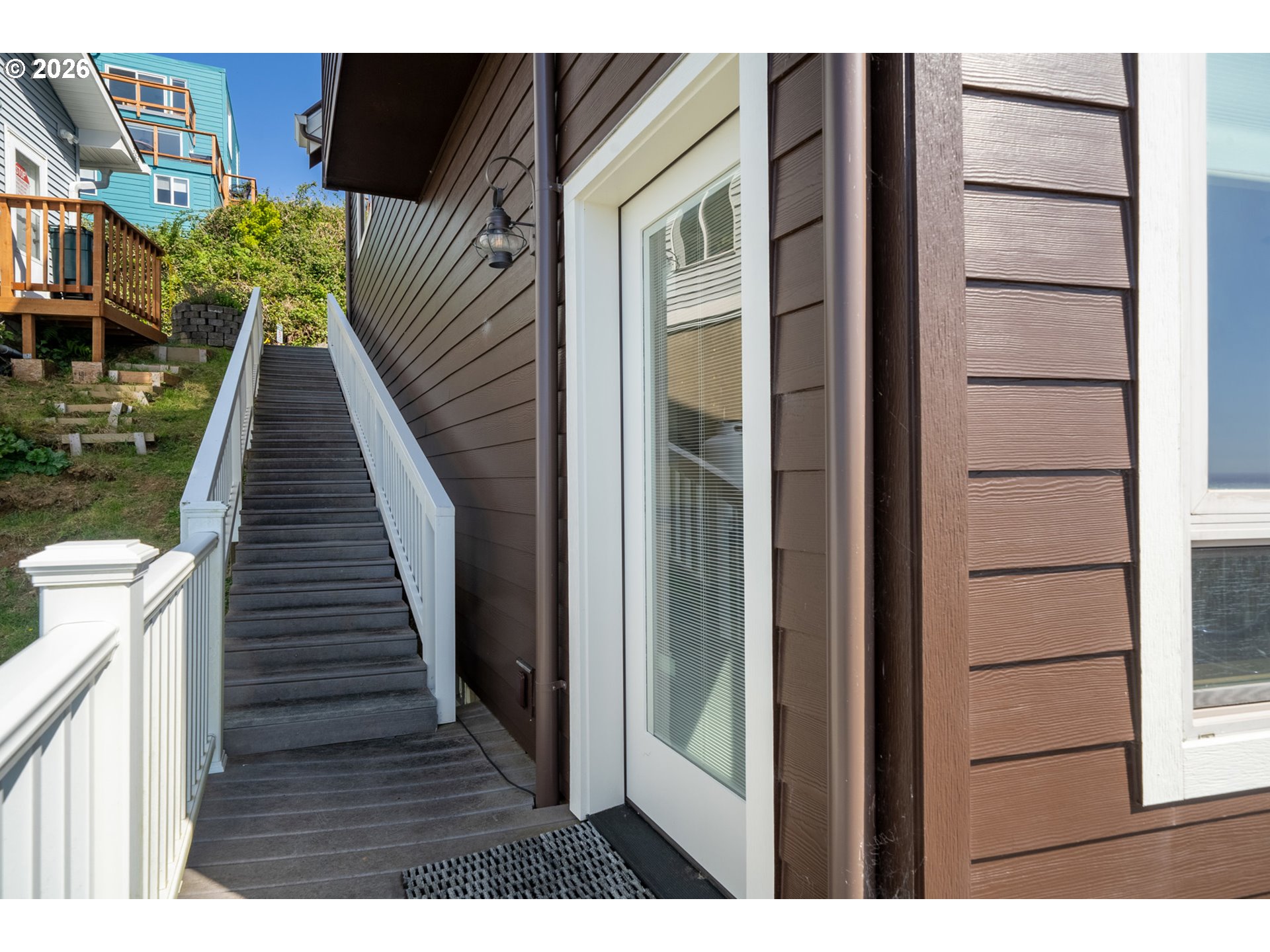 367 South Longview Loop Rockaway Beach, OR 97136 - Photo 33 of 48 a view of balcony with wooden floor