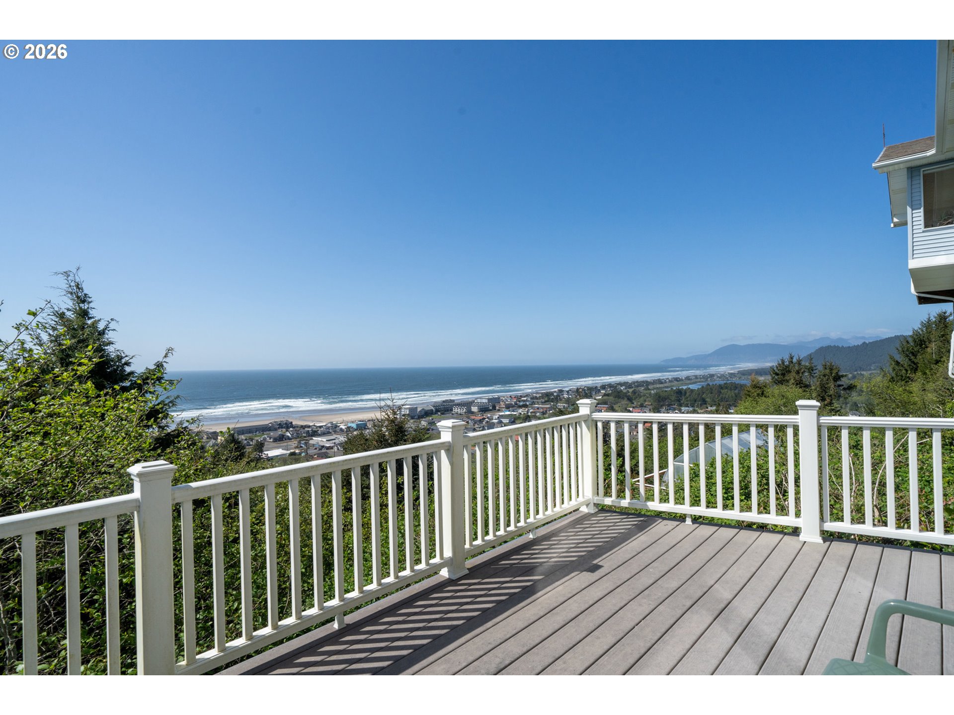 367 South Longview Loop Rockaway Beach, OR 97136 - Photo 34 of 48 a view of balcony with wooden floor