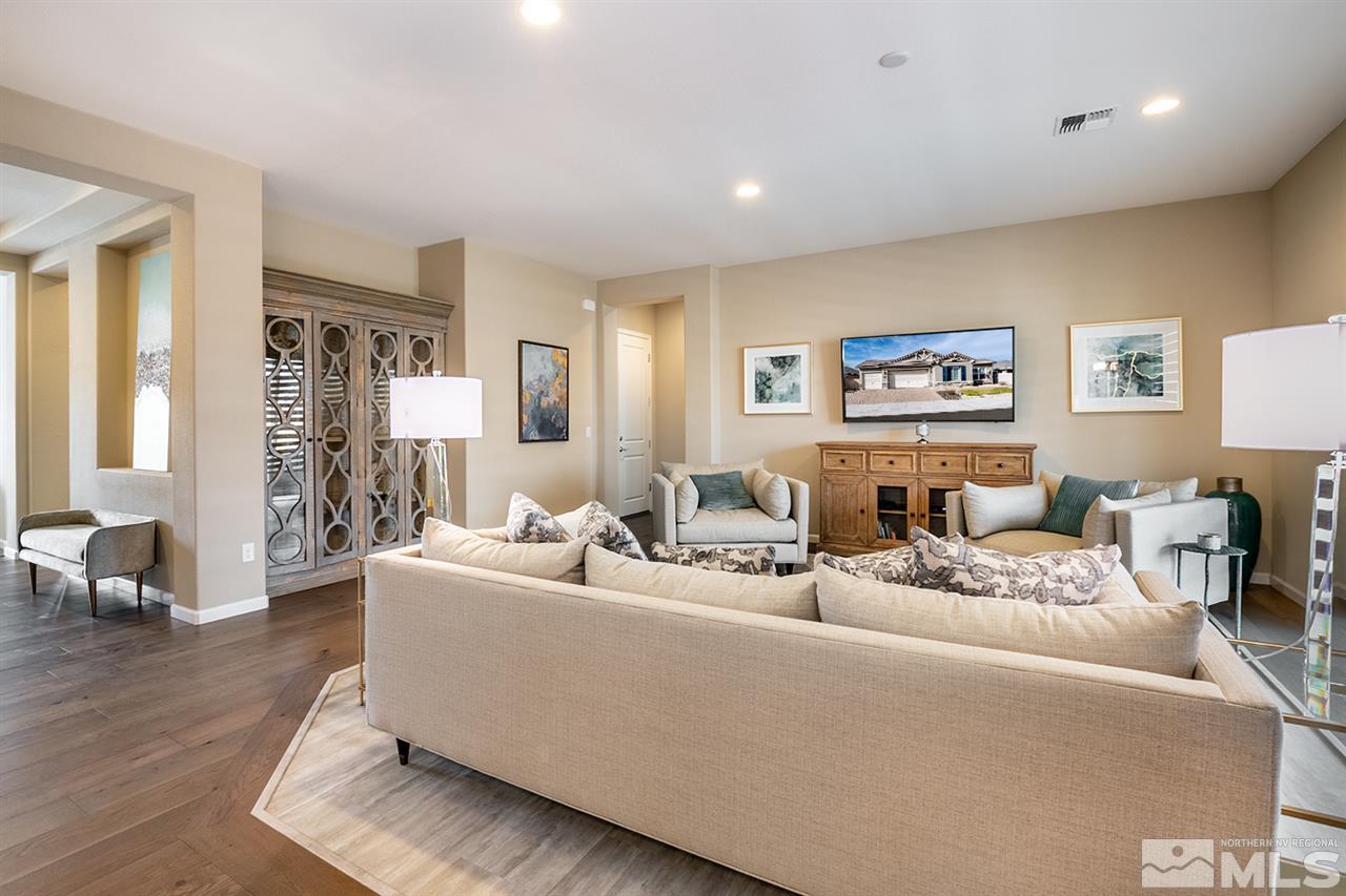 9815 Shadowless Trail Reno, NV 89521 - Photo 8 of 25 a living room with furniture and wooden floor