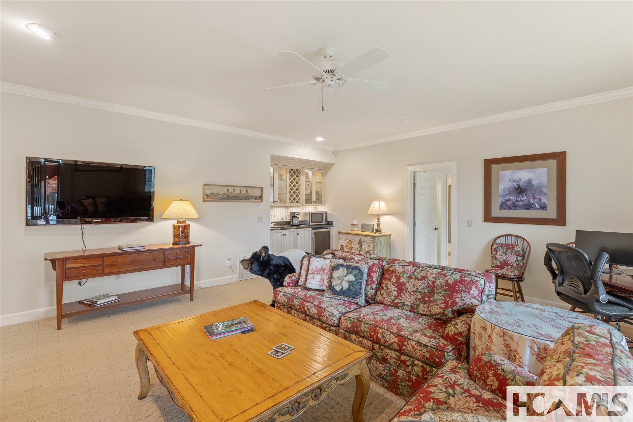 2130 Falcon Ridge Highlands, NC 28741 - Photo 63 of 94 Lower Level Family Room with Wet Bar