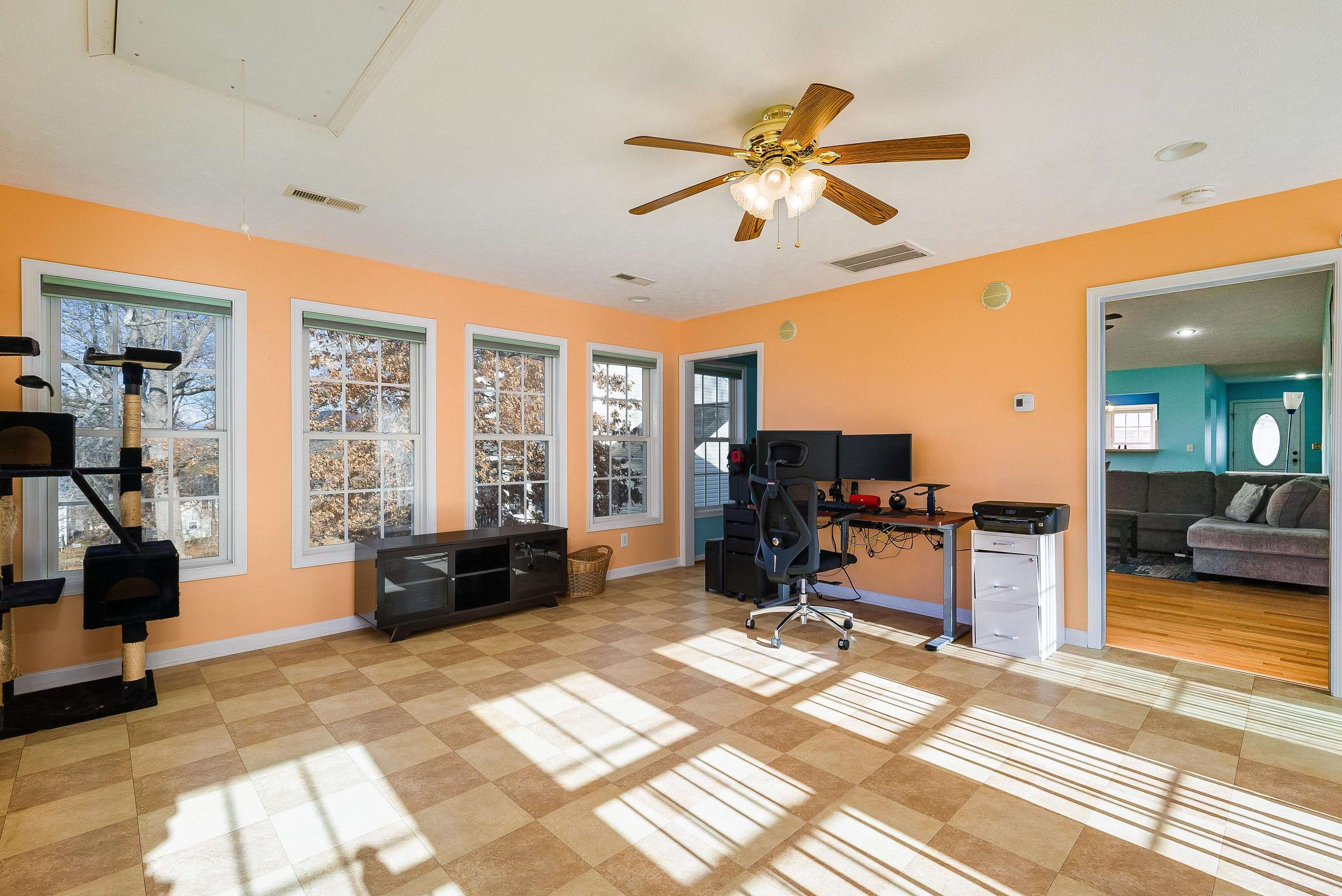 425 South Jackson Avenue Waynesboro, VA 22980 - Photo 24 of 47 a living room with furniture and a flat screen tv
