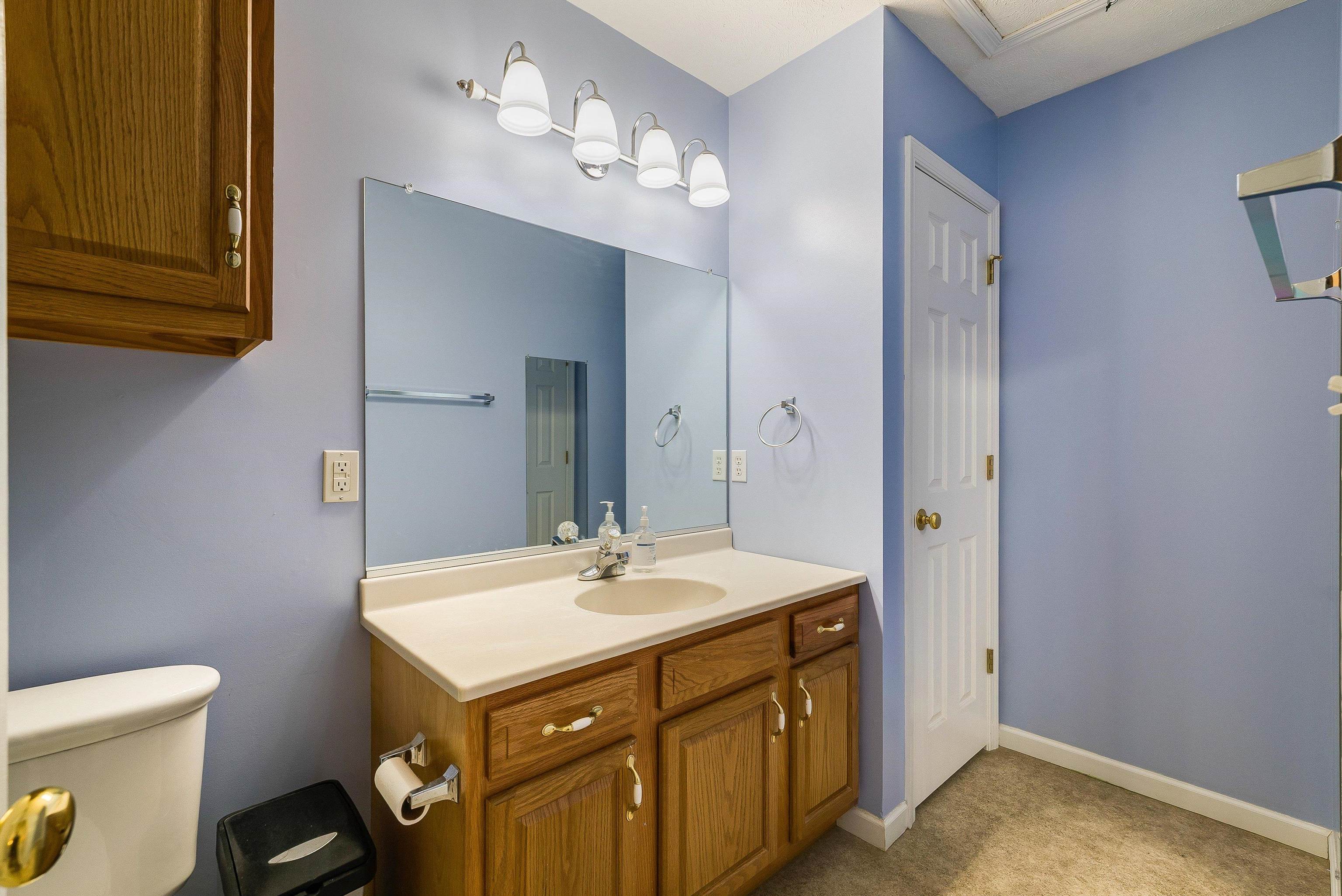 425 South Jackson Avenue Waynesboro, VA 22980 - Photo 28 of 47 a bathroom with a sink and a mirror