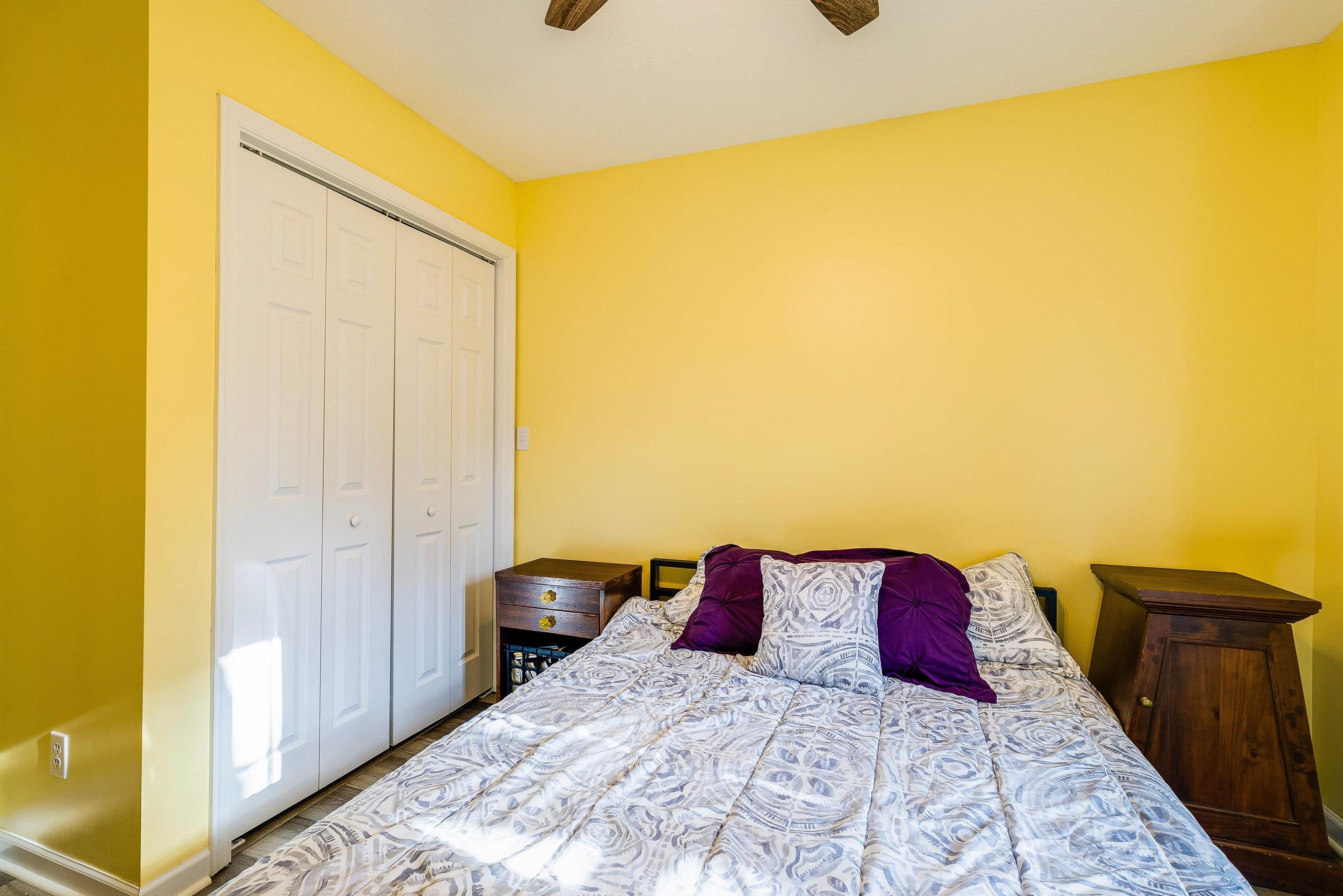 425 South Jackson Avenue Waynesboro, VA 22980 - Photo 33 of 47 a bedroom with a bed and wooden floor
