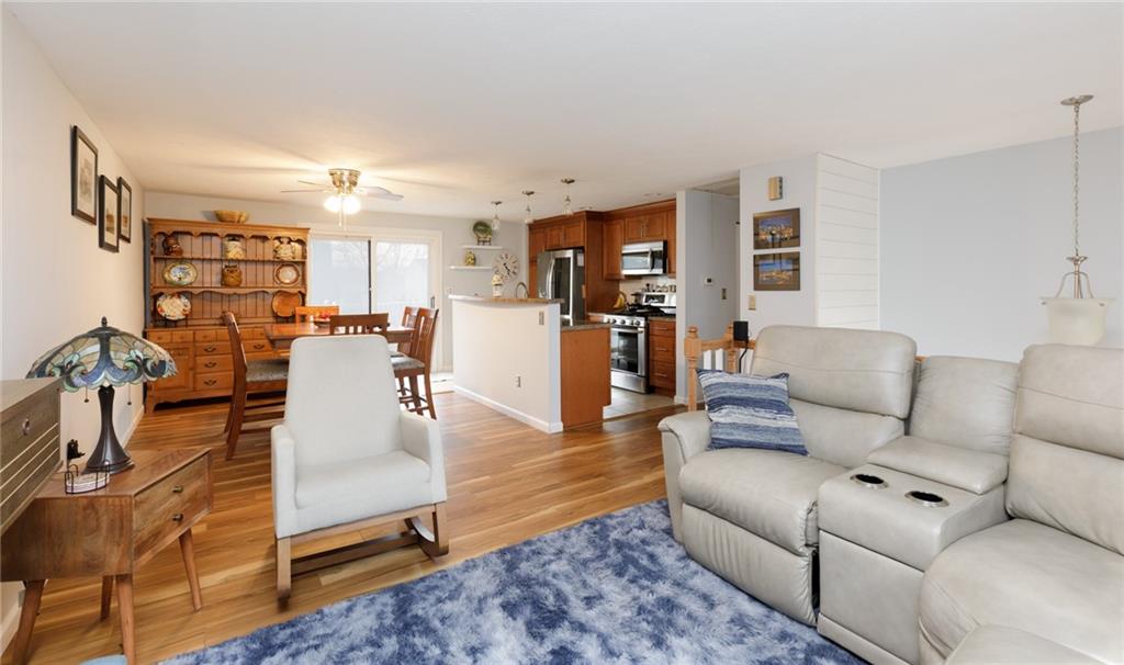 181 Partridge Run Road Gibsonia, PA 15044 - Photo 3 of 34 a living room with furniture a view and wooden floor